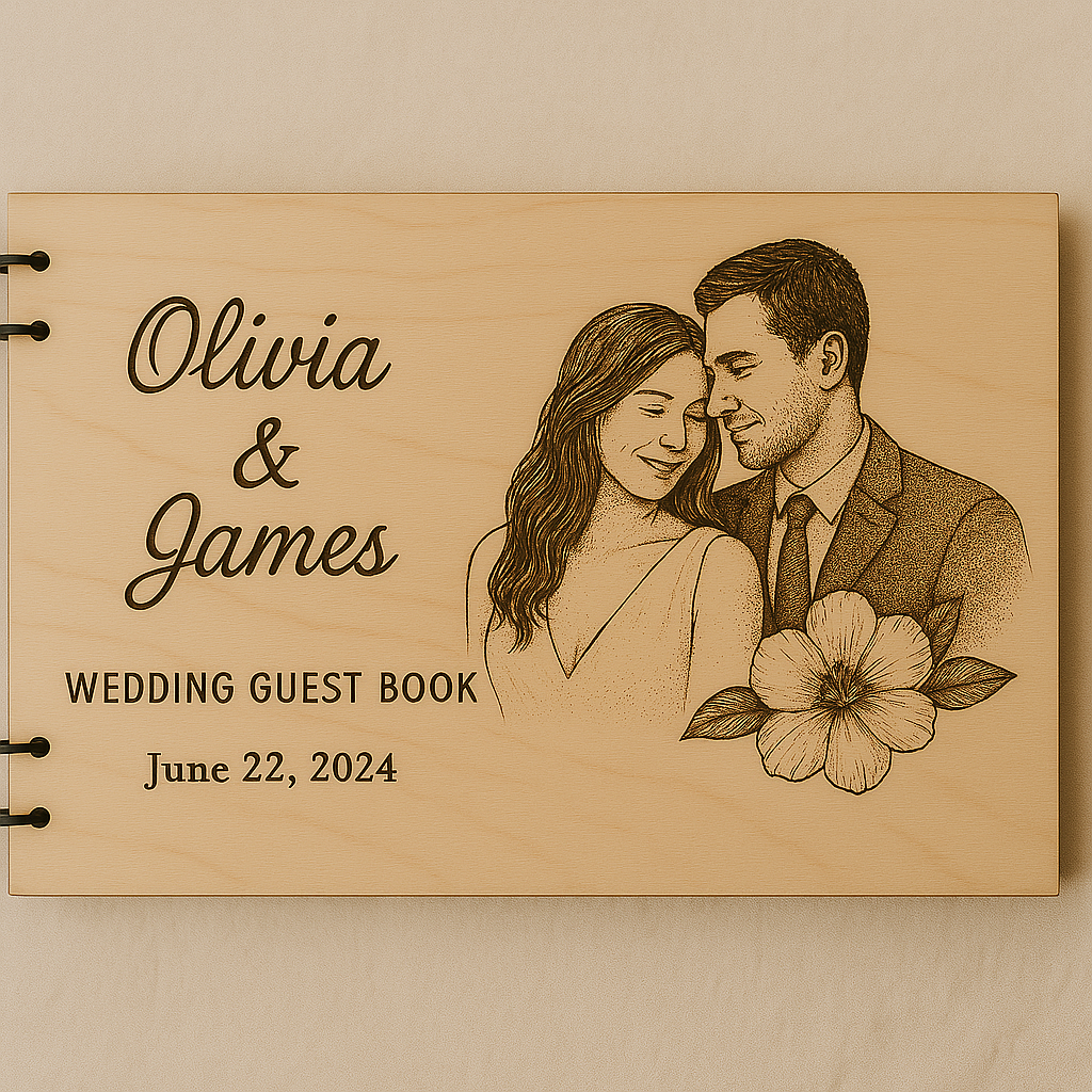 Custom Wedding Guest Book