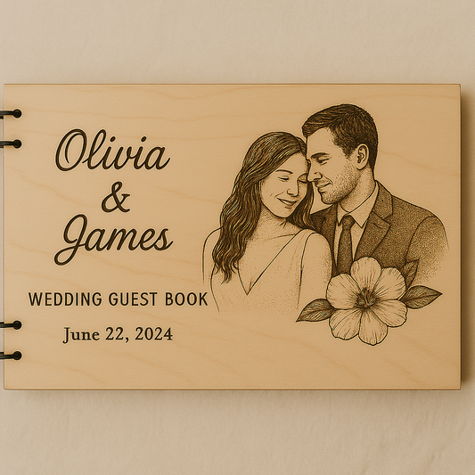 Custom Wedding Guest Book